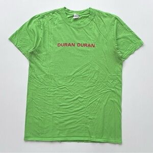 Duran Duran Future Pas 2021 Tour T Shirt Green Graphic T Shirt Size Men’s Medium
